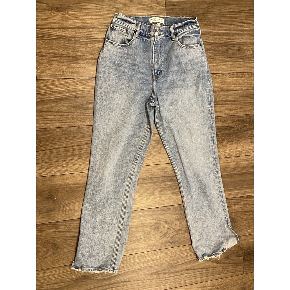Abercrombie & Fitch Jeans Womens 90s Straight Ultra High Rise Jeans Sz 8 Love